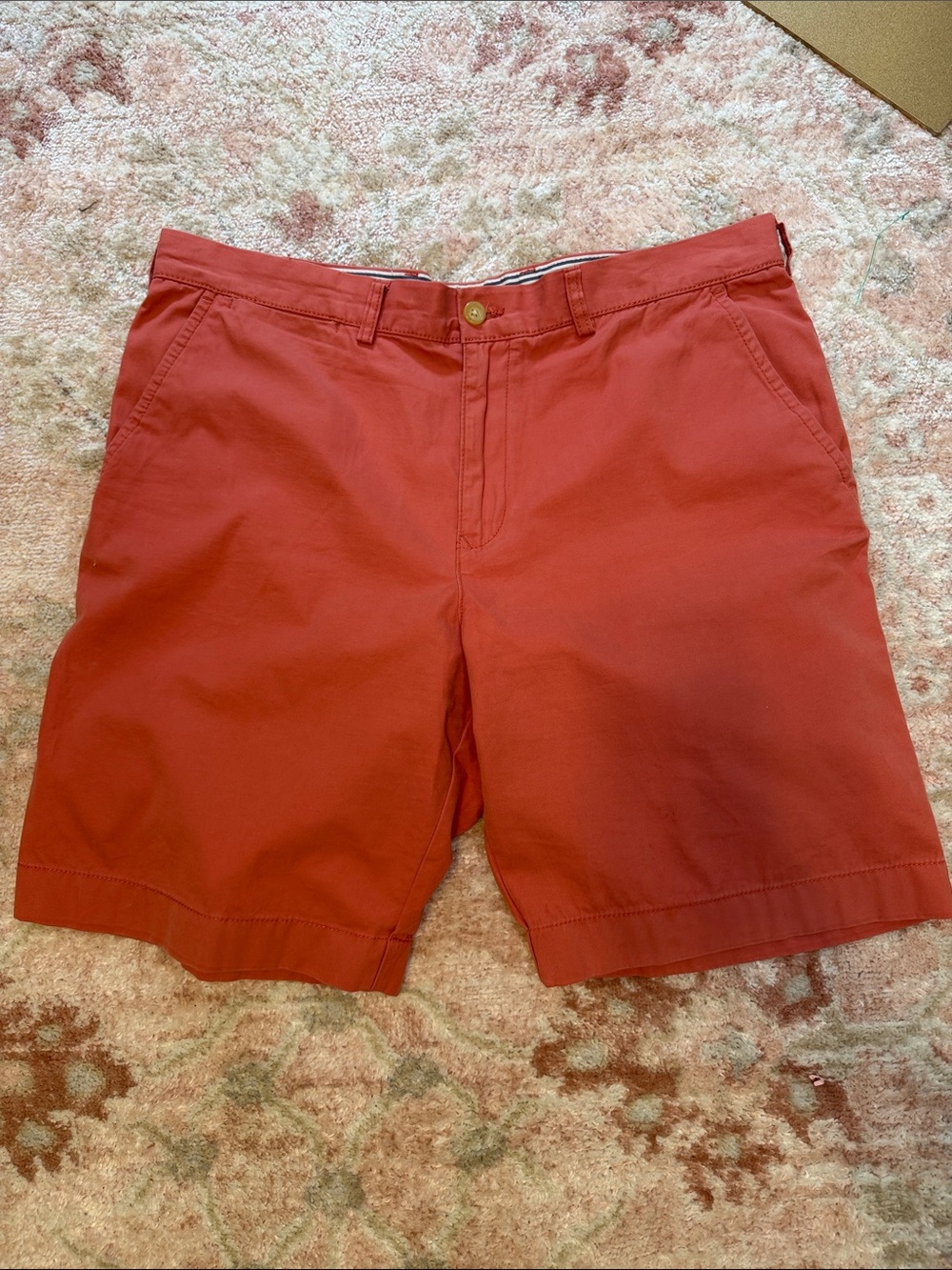 Tommy Hilfiger Coral colored Flat Front Chino Shorts